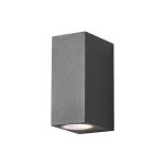 D'Lite Vrebos Wall Light Aluminium Black Up & Down | Suitable For 2x GU10