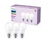 Multipack 3x Philips Bulb LED E27 Spot Frosted 7W 806lm - 827 Extra Warm White
