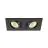 SLV New Tria 155 Spot Aluminium Black Square 14W 640lm 38D - 930 Warm White | Best Colour Rendering - Dimmable 