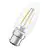 Ledvance Classic LED B22 Candle Filament Clear 1.8W 250lm - 827 Extra Warm White | Replaces 25W