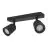 Eglo Ceiling Spot Camaldoli Steel Black | Suitable for 2x GU10