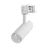 Noxion LED Tracklight 3-Phase Ecowhite Aluminium White 10W 840lm 36D - 830 Warm White