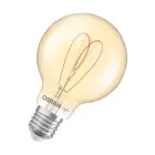 Osram Vintage 1906 LED E27 Globe Filament Gold 4.9W 470lm - 927 Extra Warm White | Best Colour Rendering - Dimmable - Replaces 40W