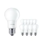 Multipack 10x Philips Corepro LED Bulb E27 Pear Frosted 8W 806lm - 827 Extra Warm White | Replaces 60W
