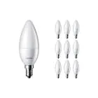 Multipack 10x Philips Corepro LED Candle E14 Frosted 2.8W 250lm - 827 Extra Warm White | Replaces 25W